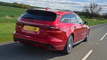 Jaguar XF Sportbrake rear 3/4 tracking