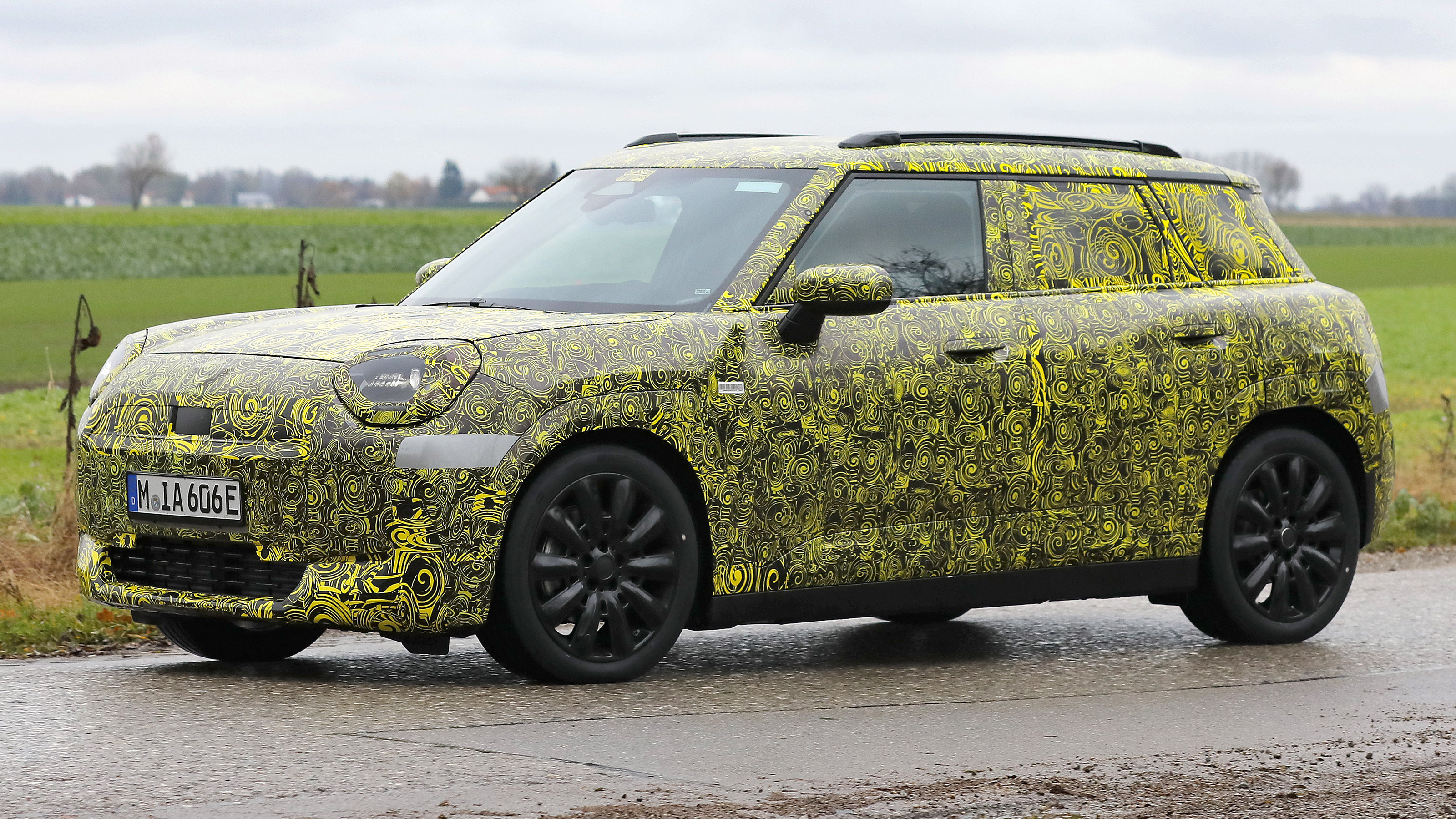 MINI Aceman spy shot front quarter