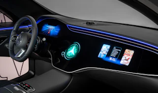 Mercedes MBUX dashboard