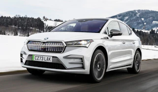 Skoda Enyaq L and K coupe dynamic