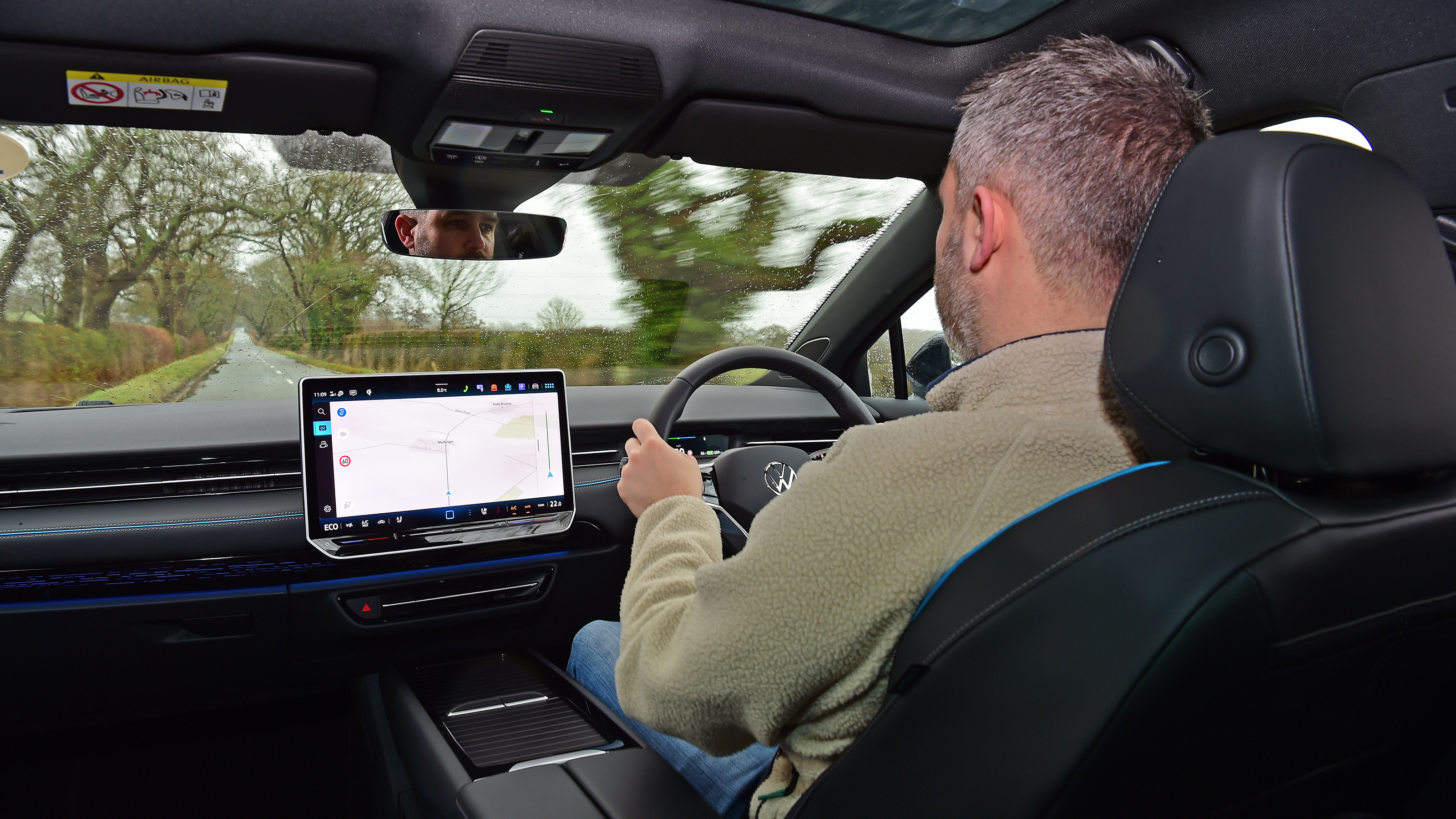 Volkswagen ID.7 UK drive interior