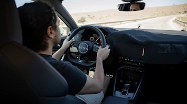 Audi S3 prototype driving