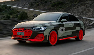Audi S3 prototype front quarter