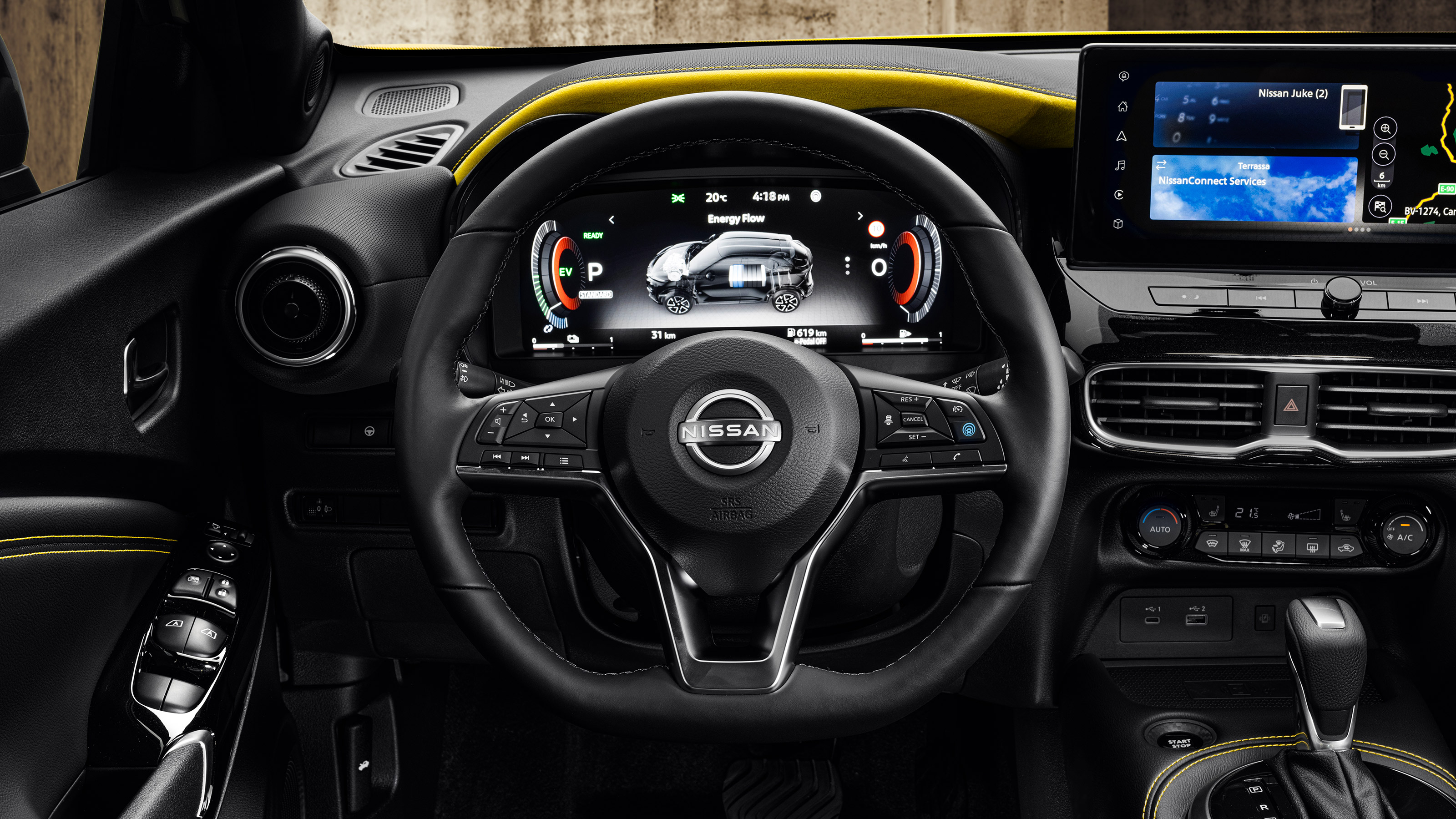 Nissan Juke steering wheel
