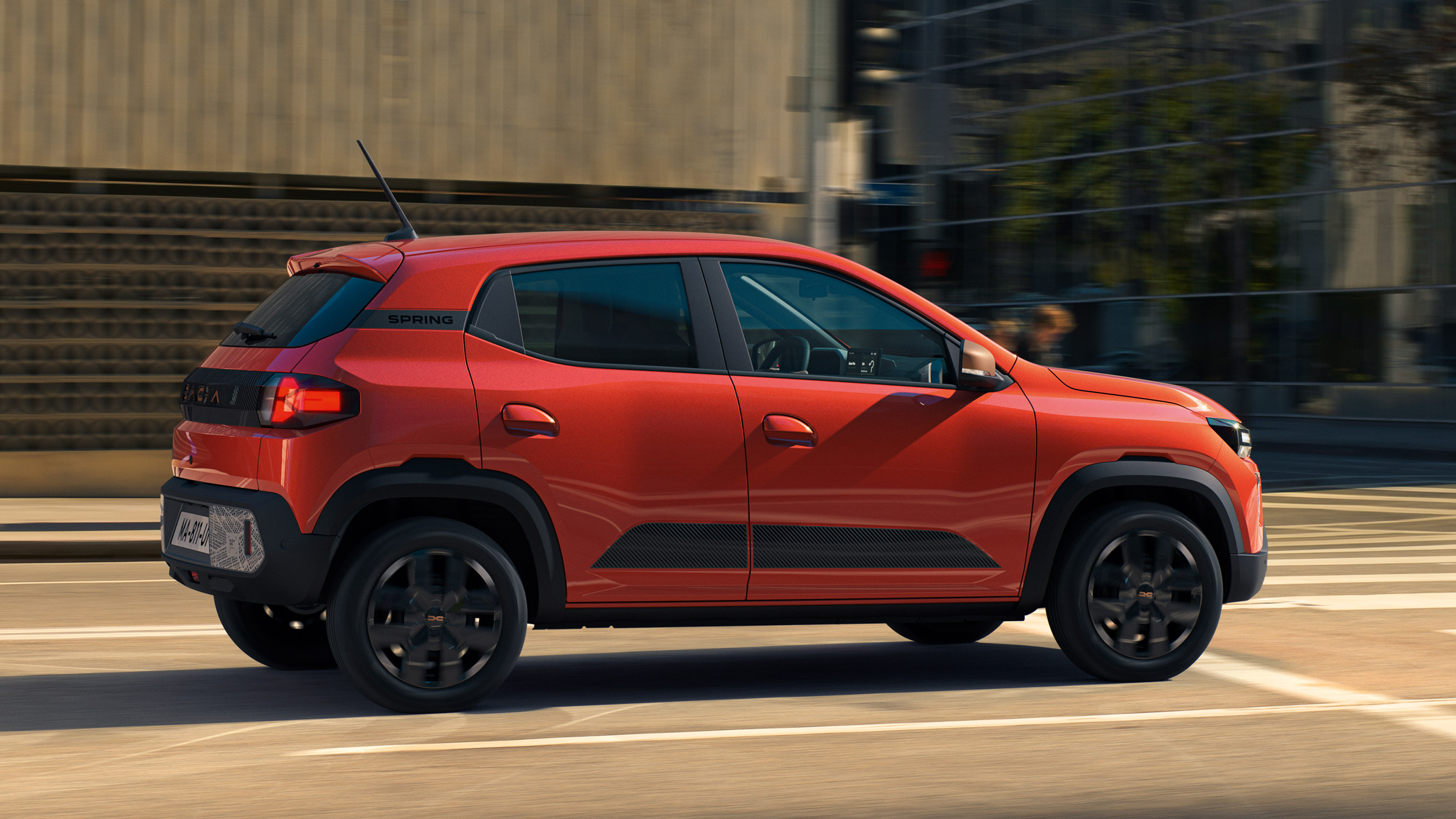 Dacia Spring side dynamic