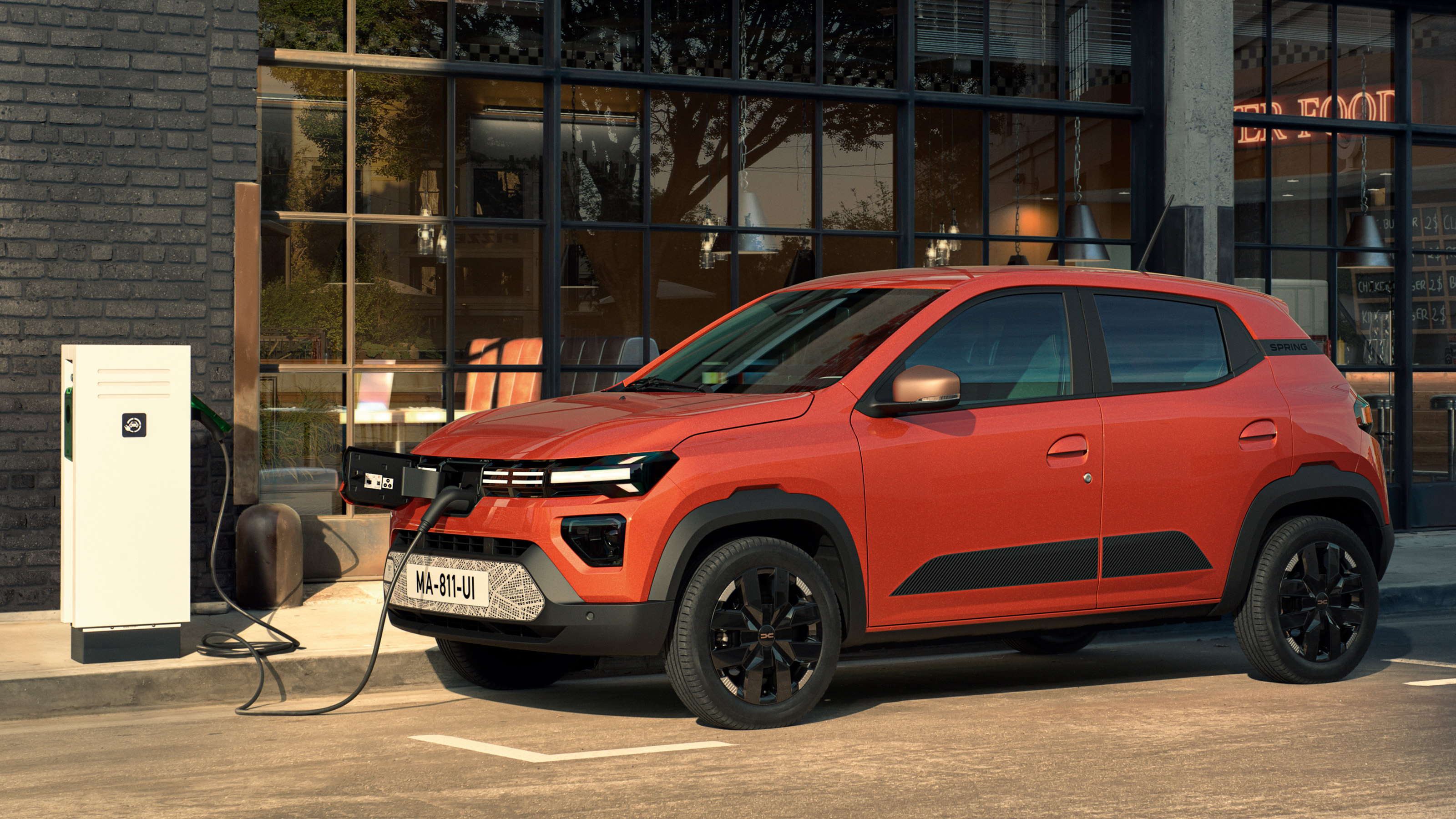 Dacia Spring charging