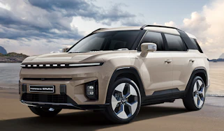 KGM Torres EVX front quarter