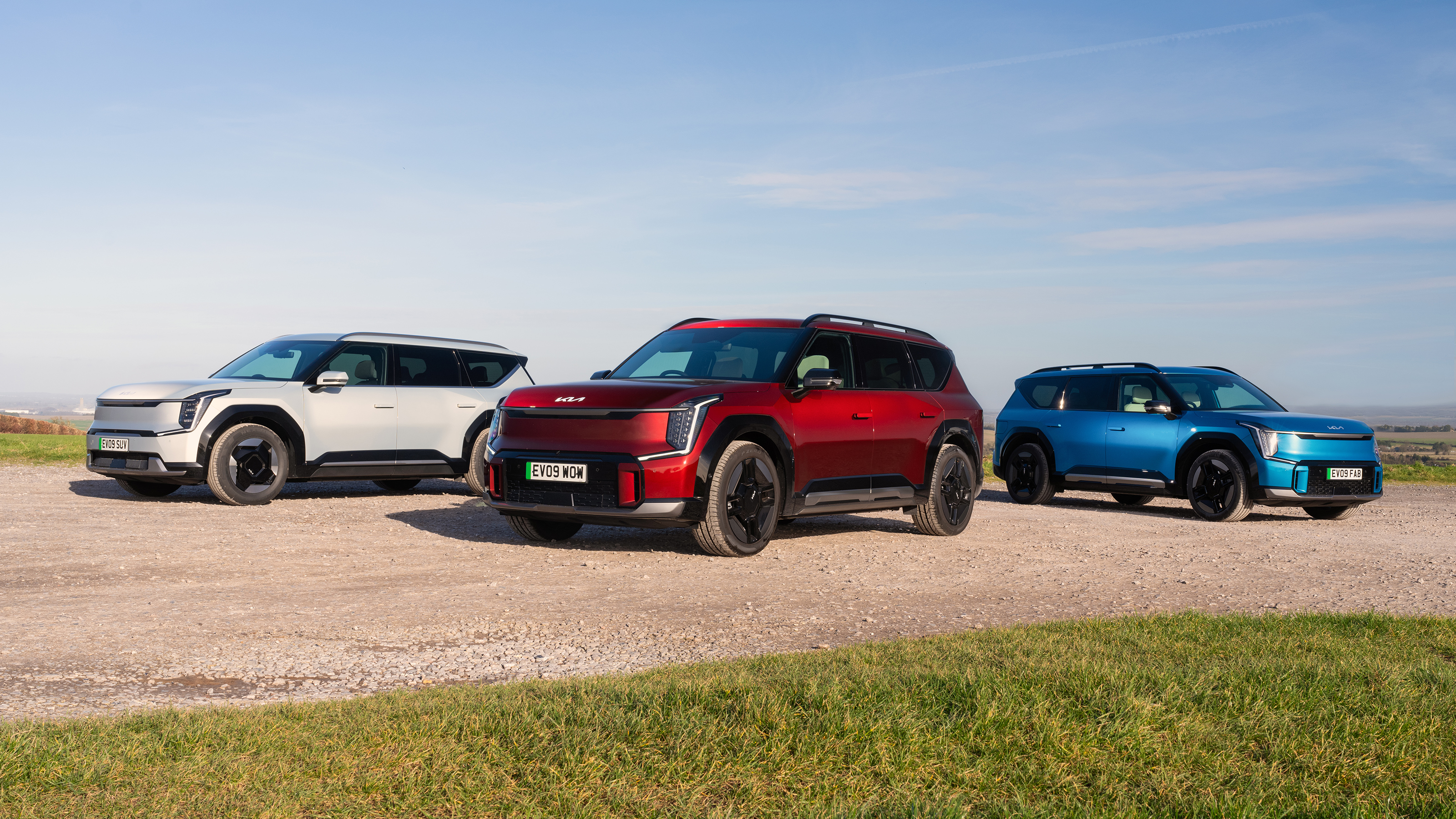 Kia EV9 Air range group shot