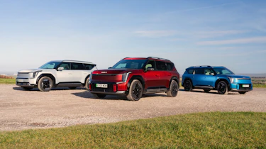 Kia EV9 Air range group shot