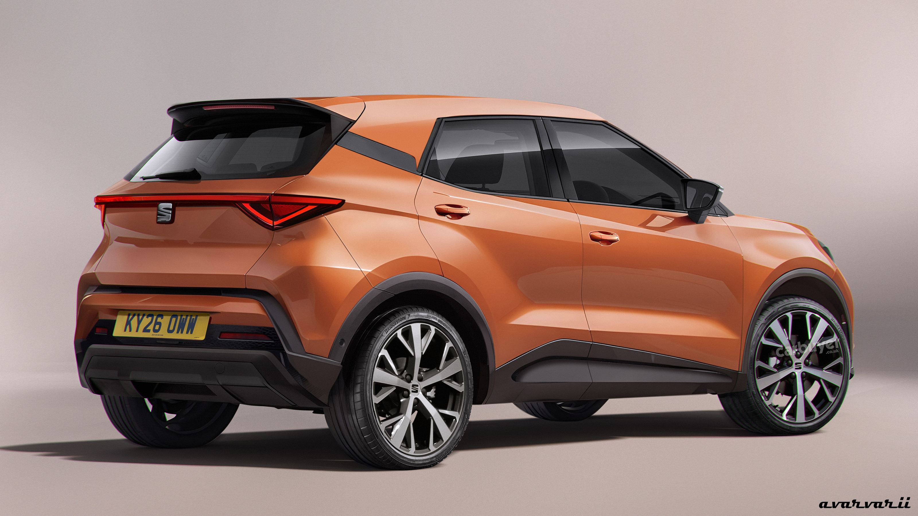 SEAT electric supermini rear quarter