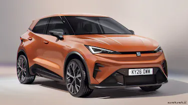 SEAT electric supermini front quarter