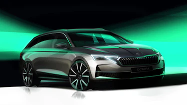 Skoda Octavia facelift sketch