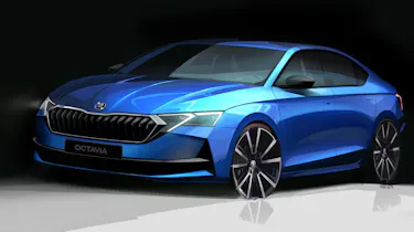 Skoda Octavia facelift teaser sketch