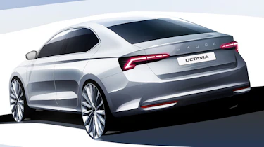 Skoda Octavia facelift sketch