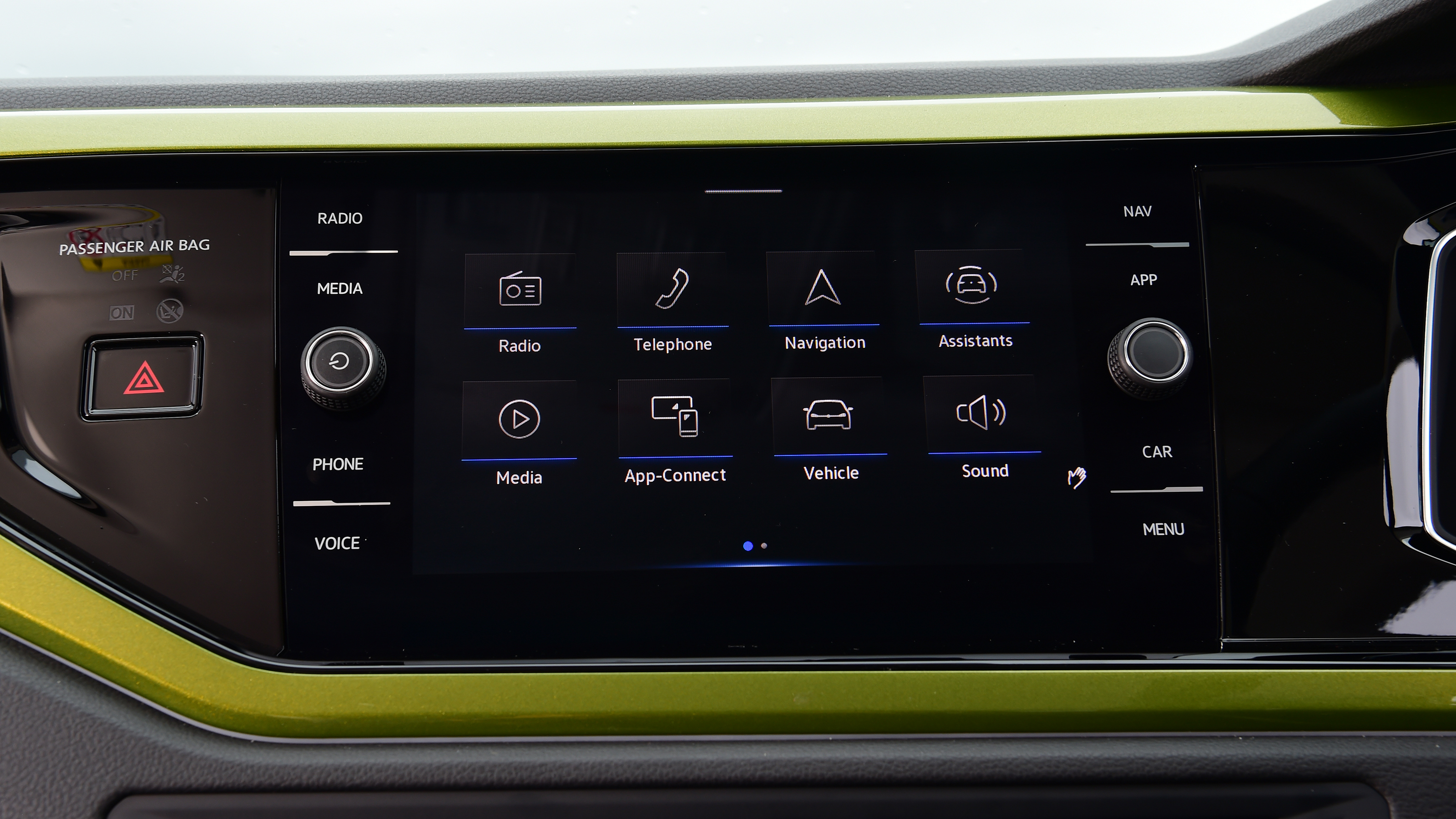 Volkswagen Taigo infotainment