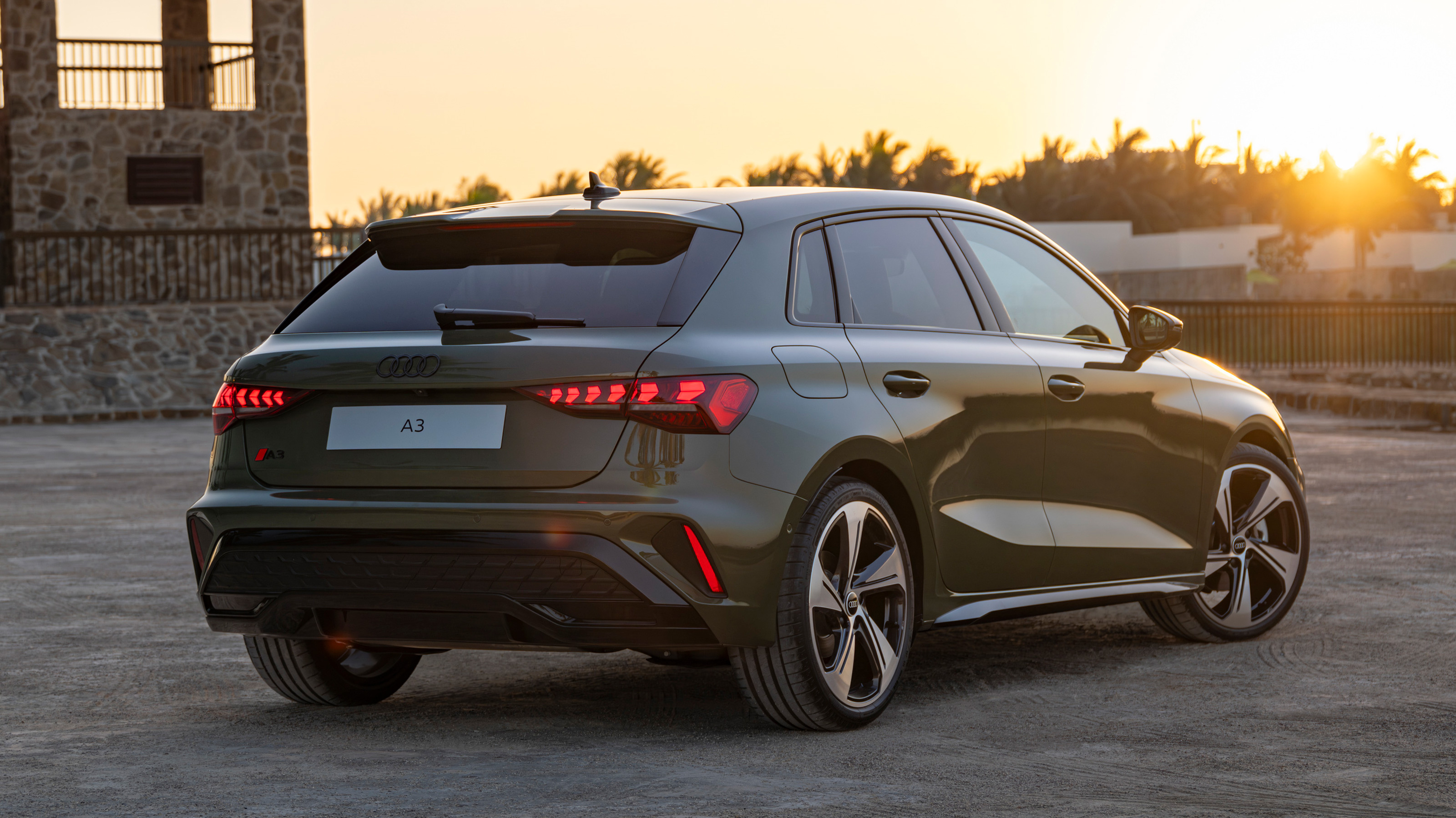 2024 Audi A3 rear quarter