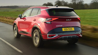 Kia Sportage rear quarter dynamic