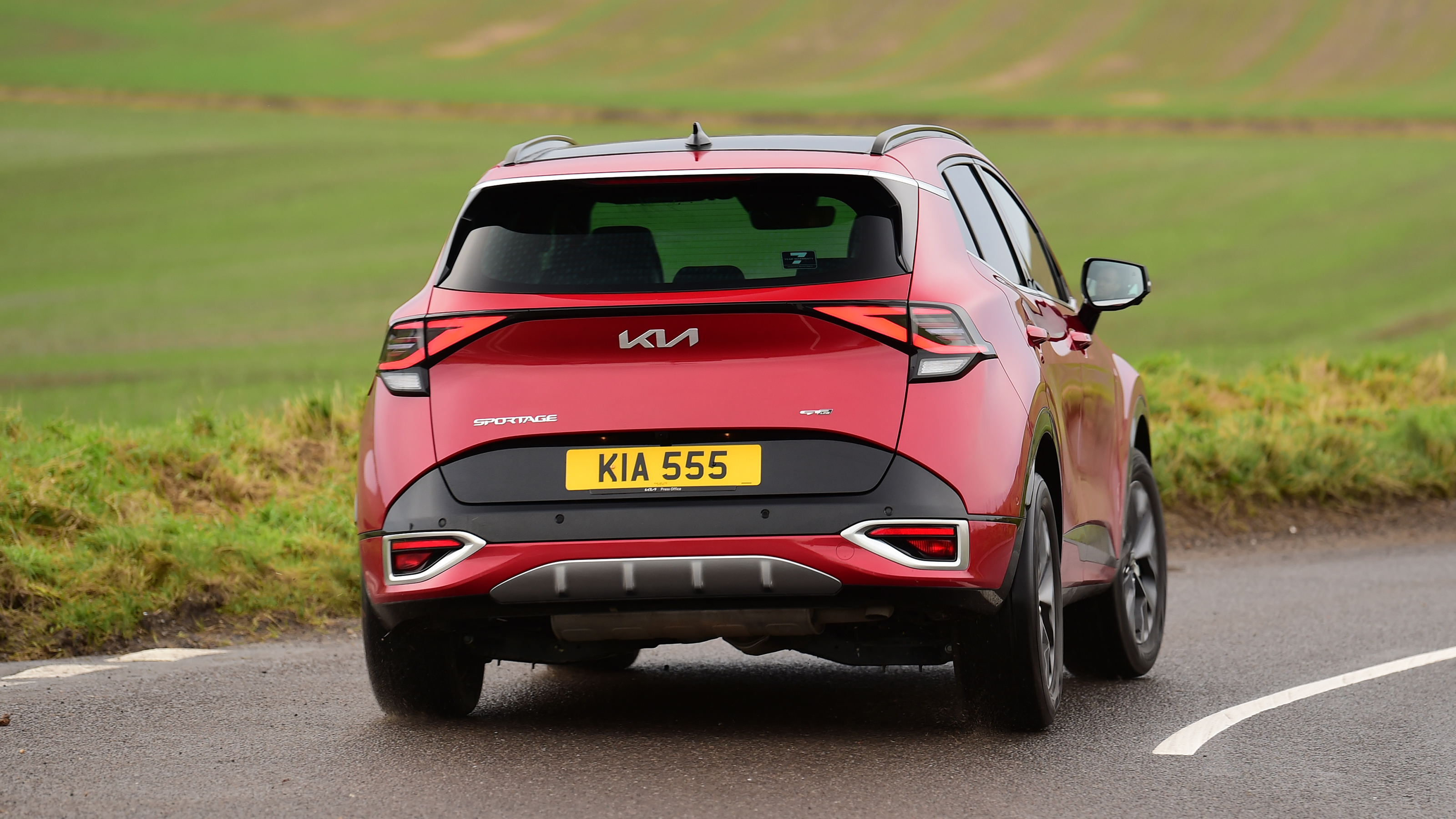 Kia Sportage rear driving