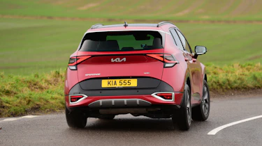 Kia Sportage rear driving