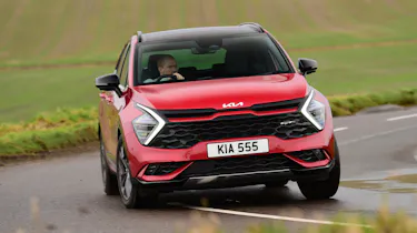 Kia Sportage driving