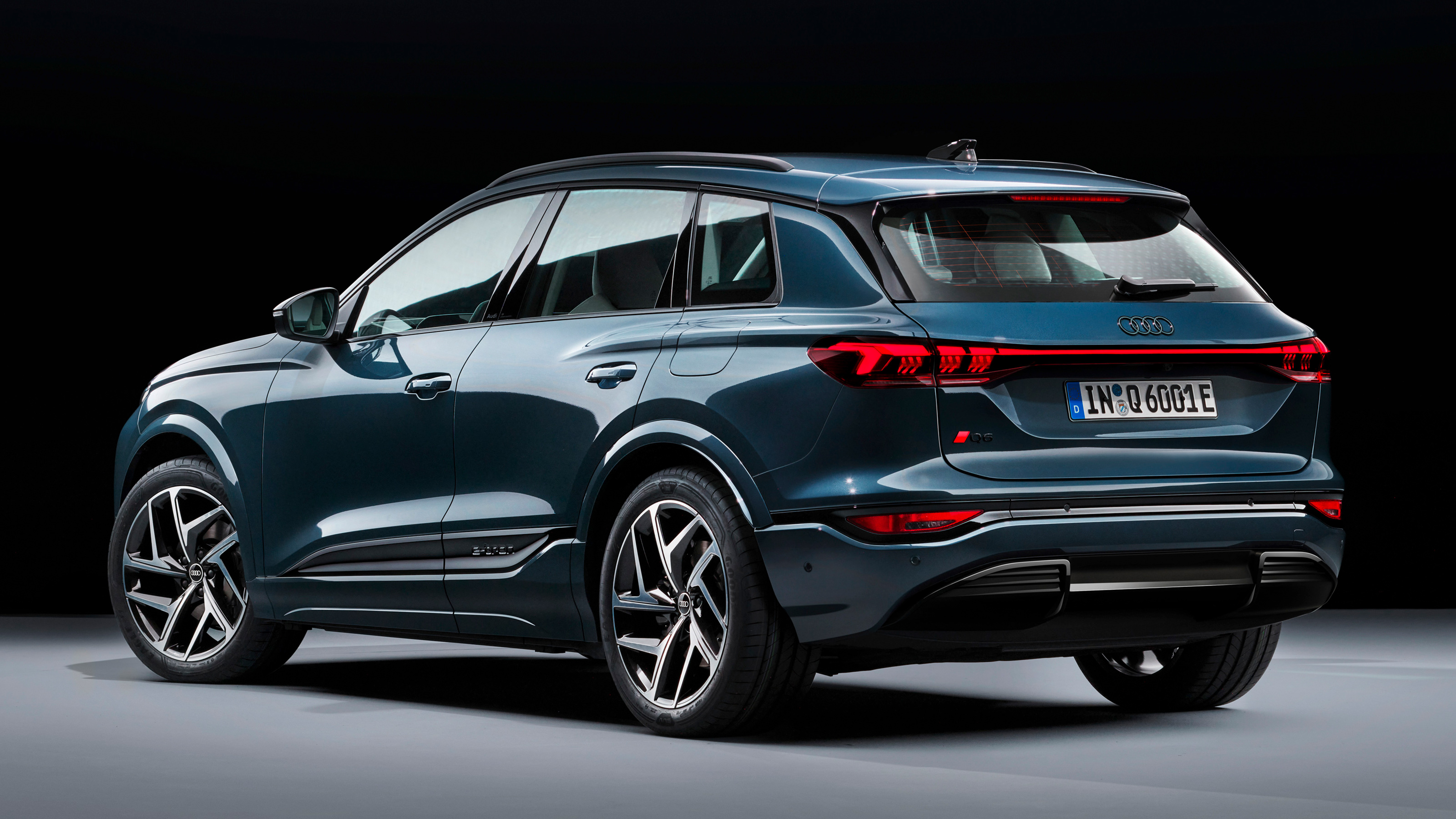 Audi Q6 e-tron rear quarter static