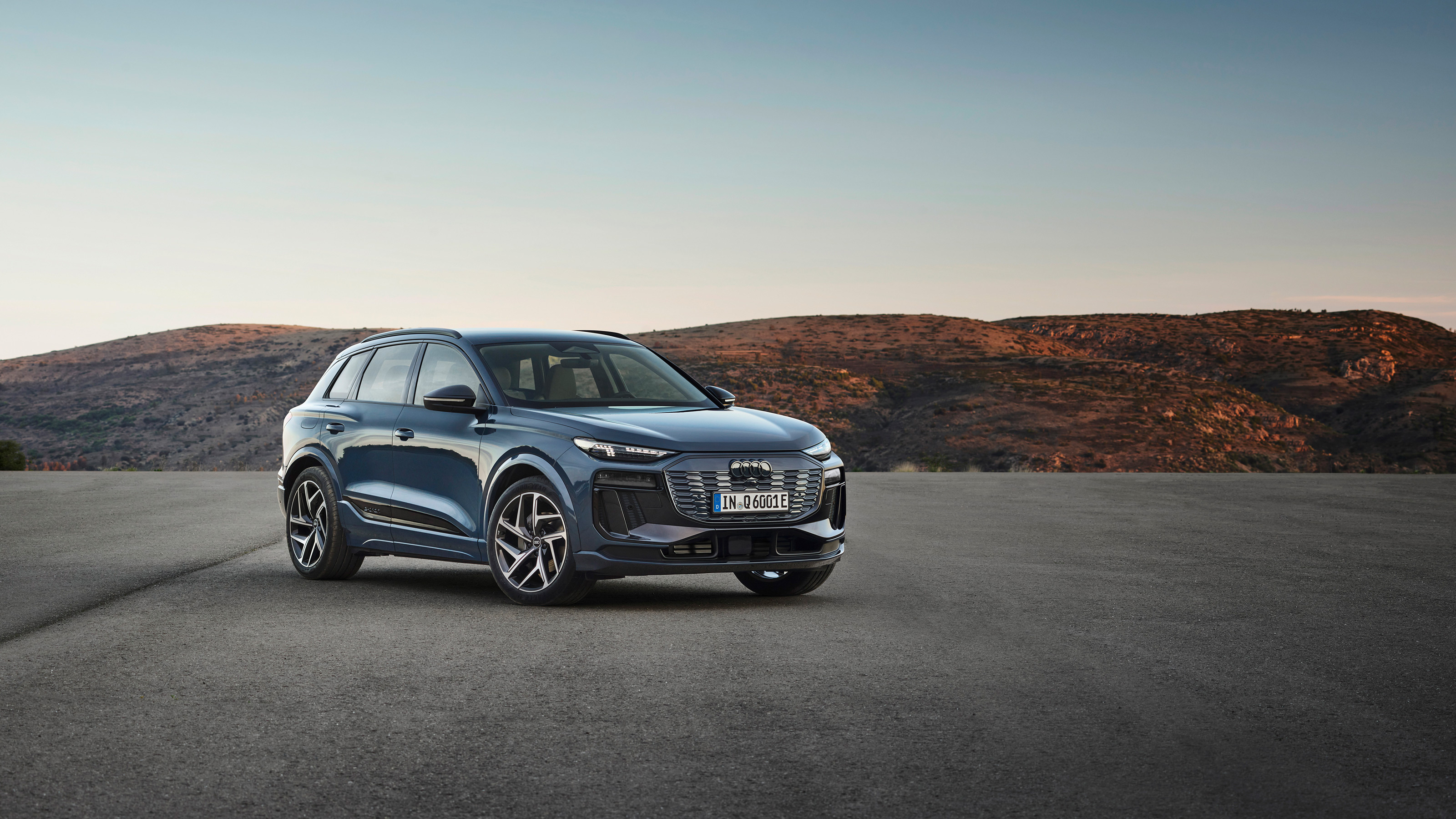 Audi Q6 e-tron front quarter static