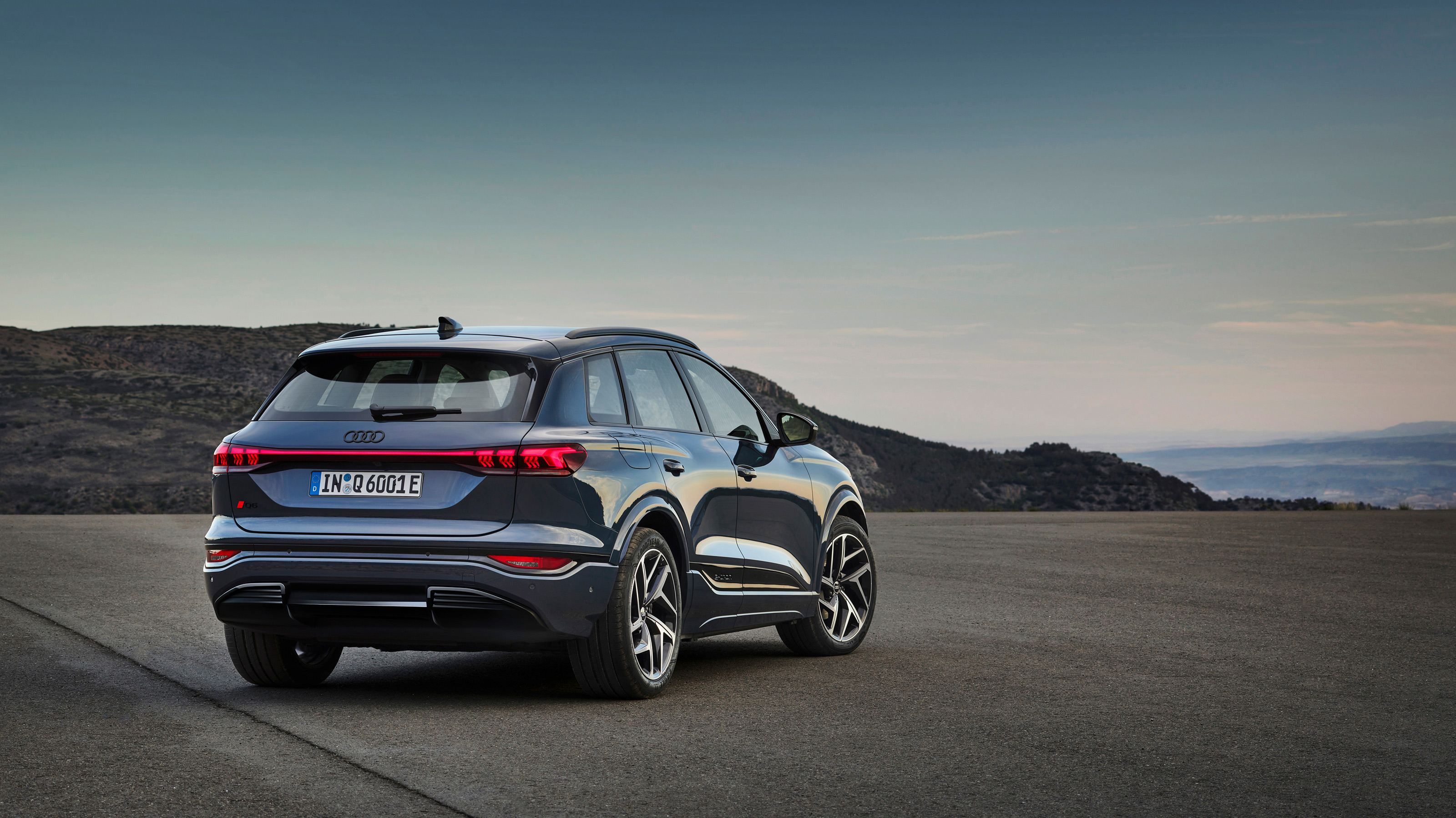 Audi Q6 e-tron rear quarter static