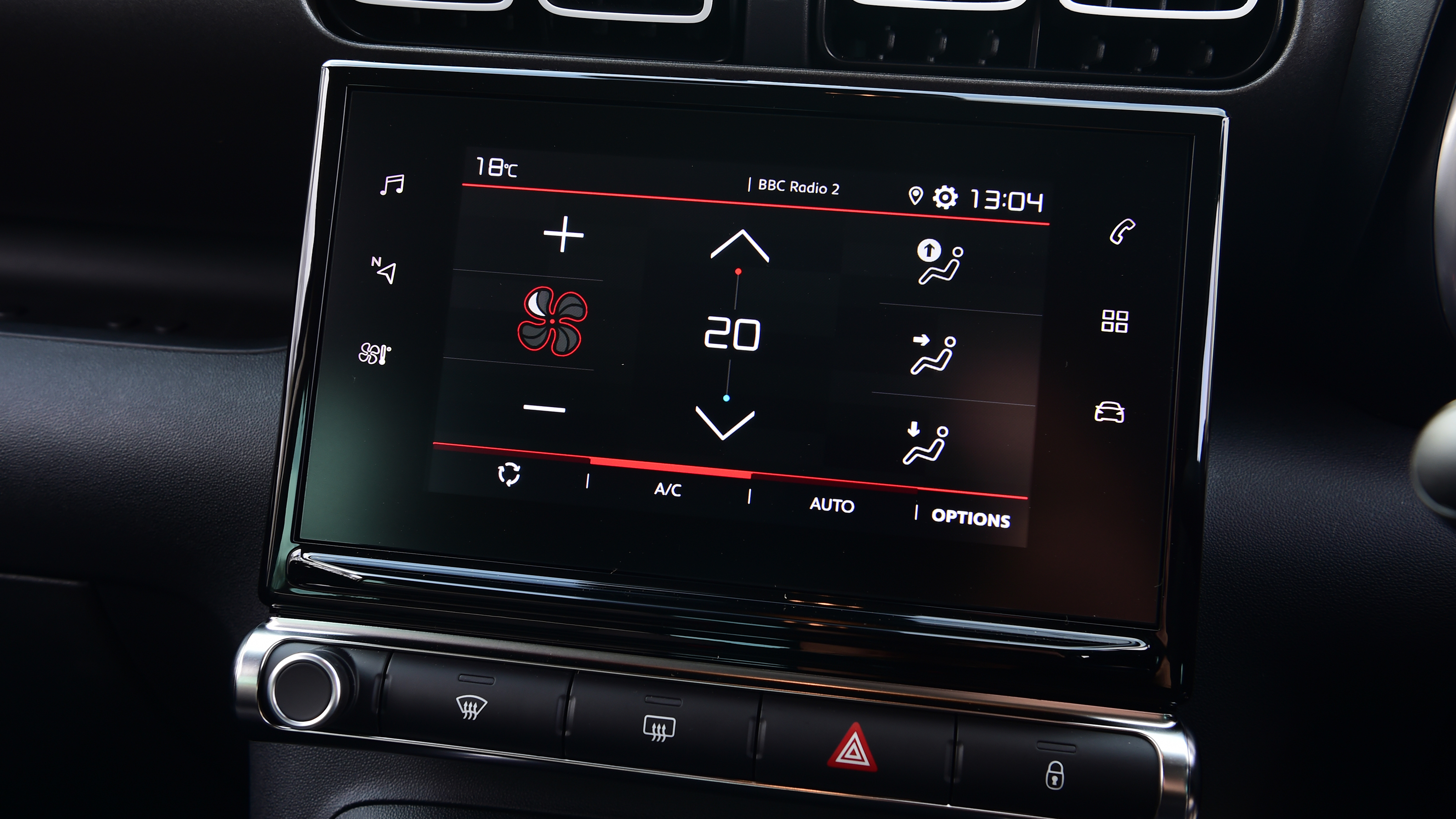 Citroen C3 Aircross infotainment