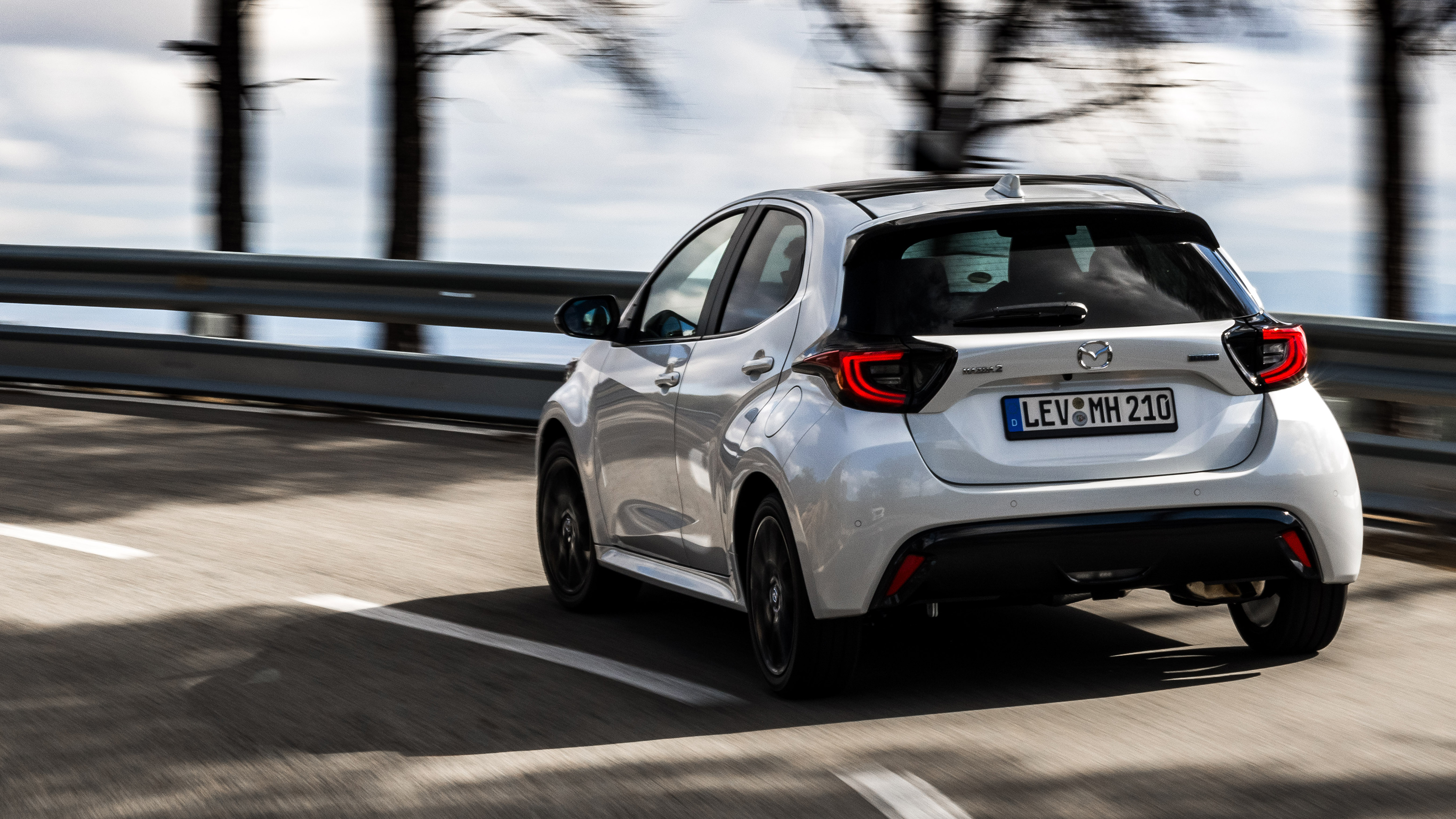 Mazda2 Hybrid driving