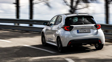 Mazda2 Hybrid driving
