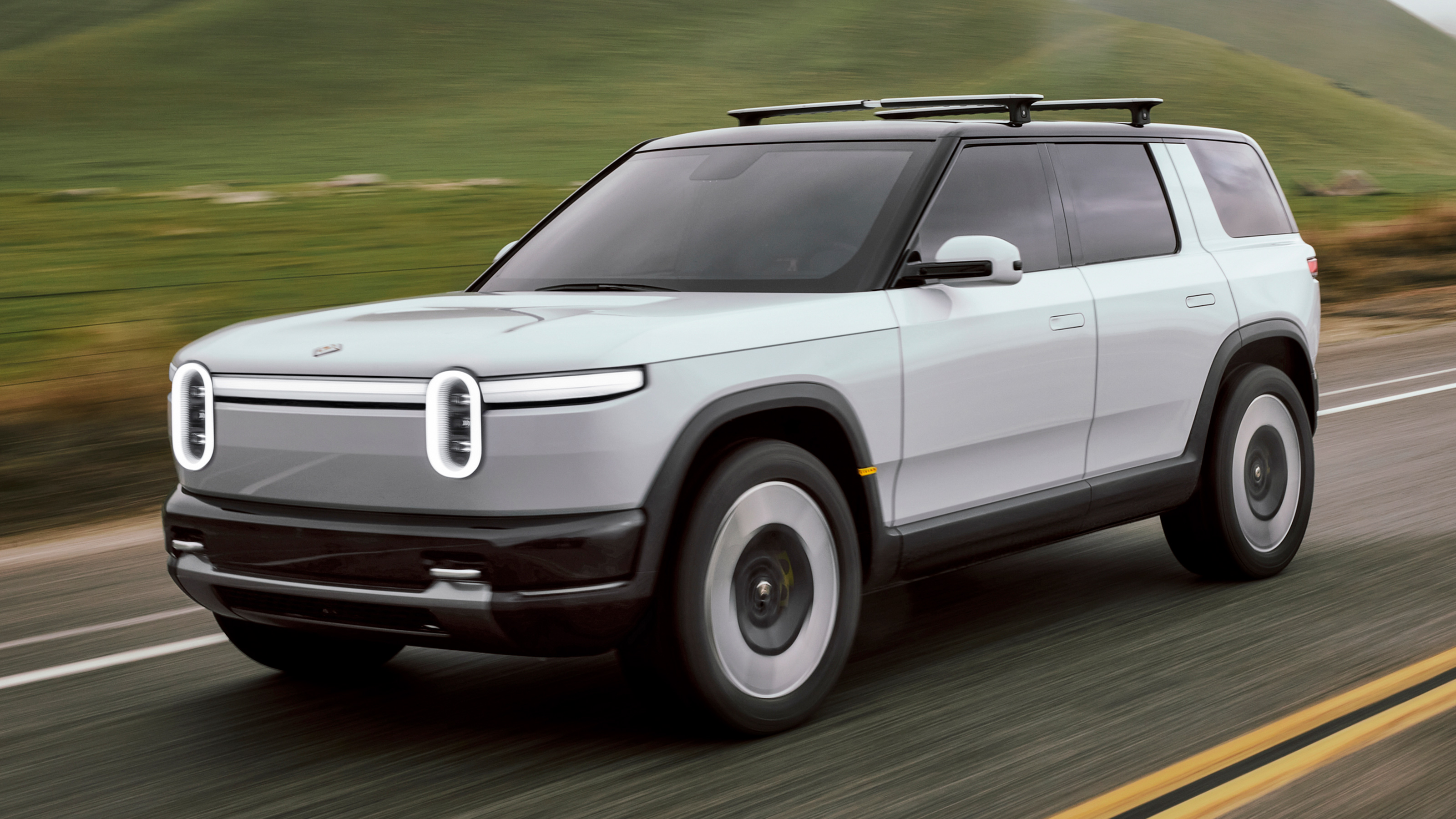 Rivian R2 front quarter