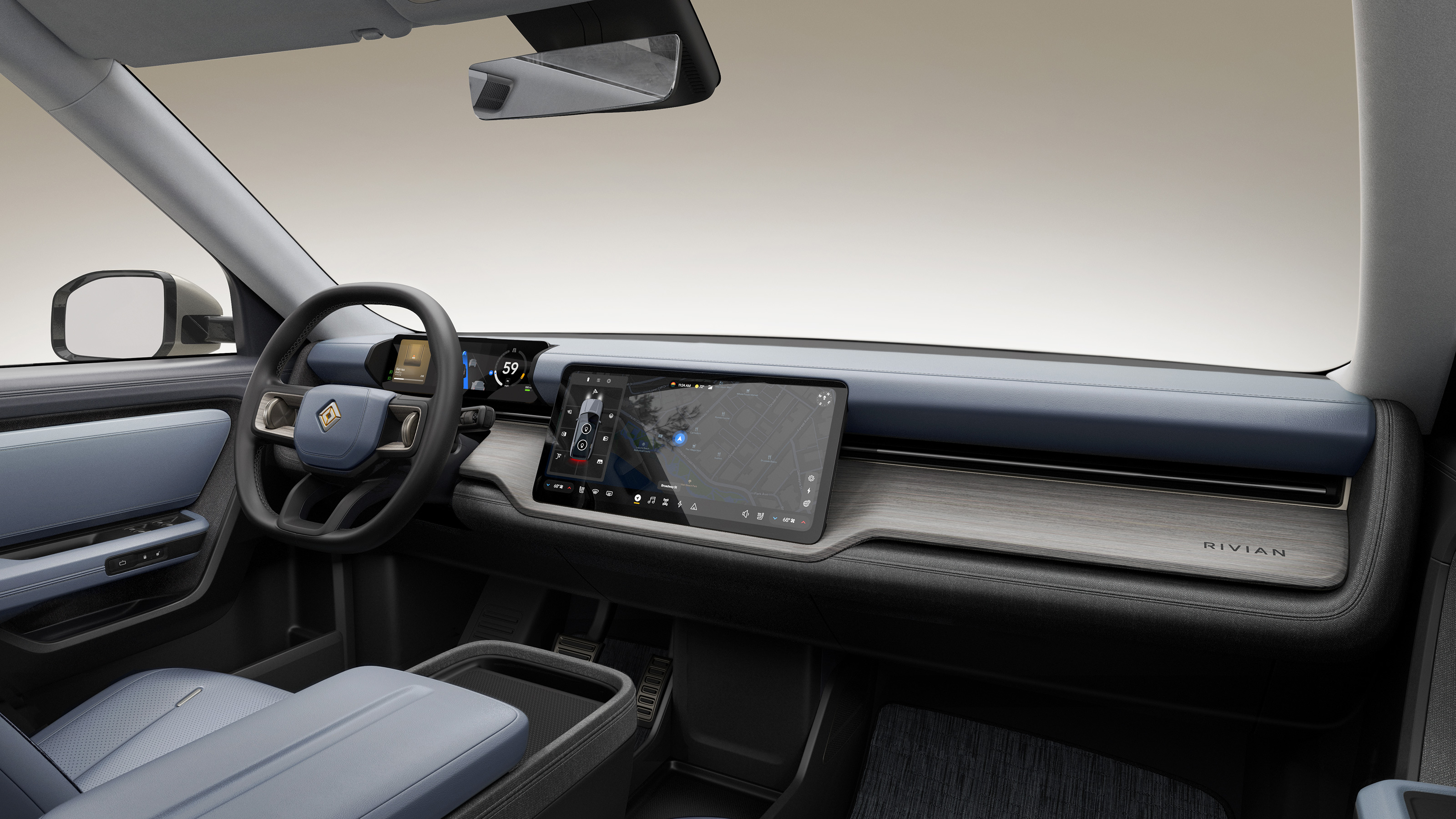 Rivian R2 cabin