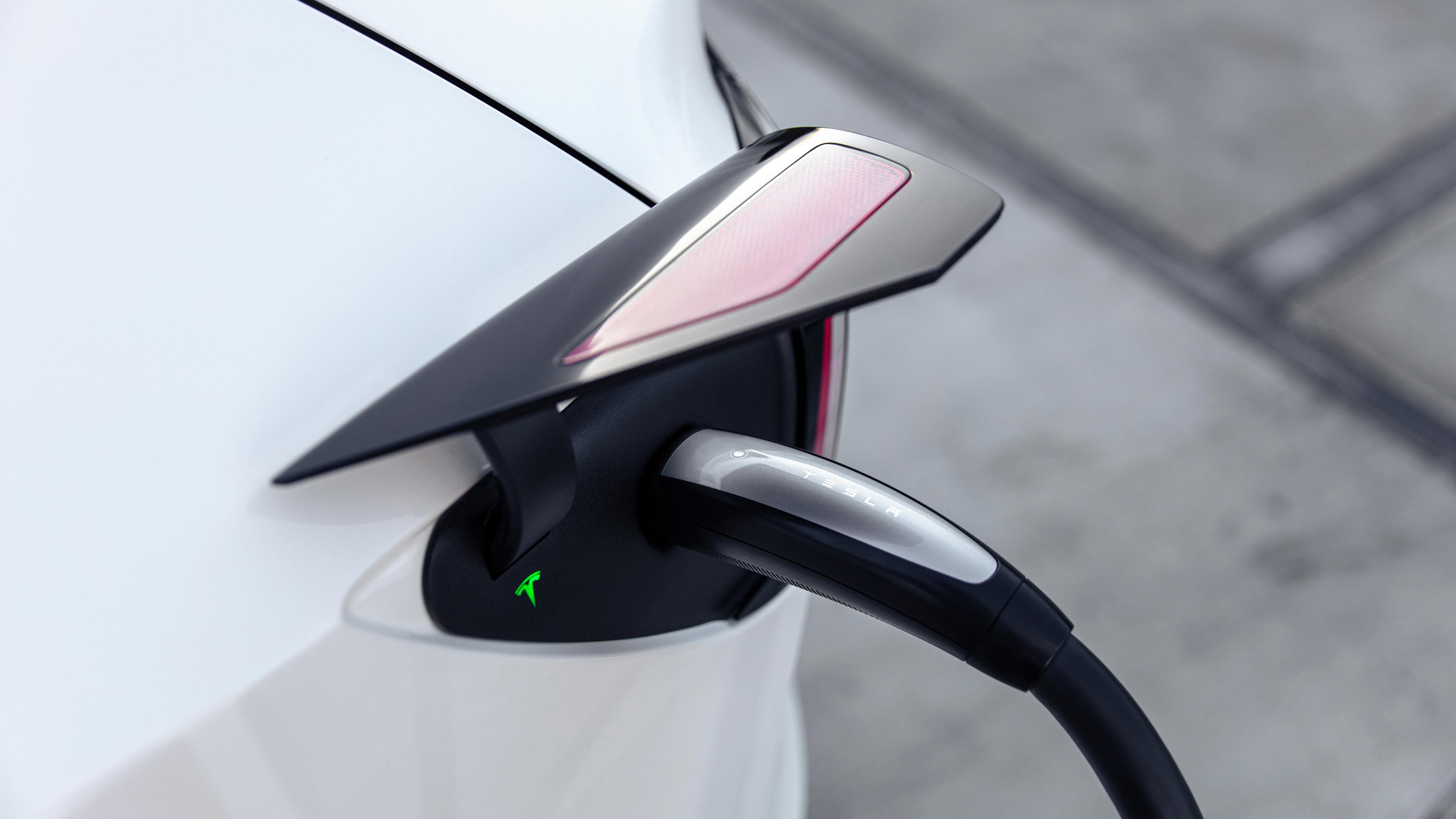 tesla charging port