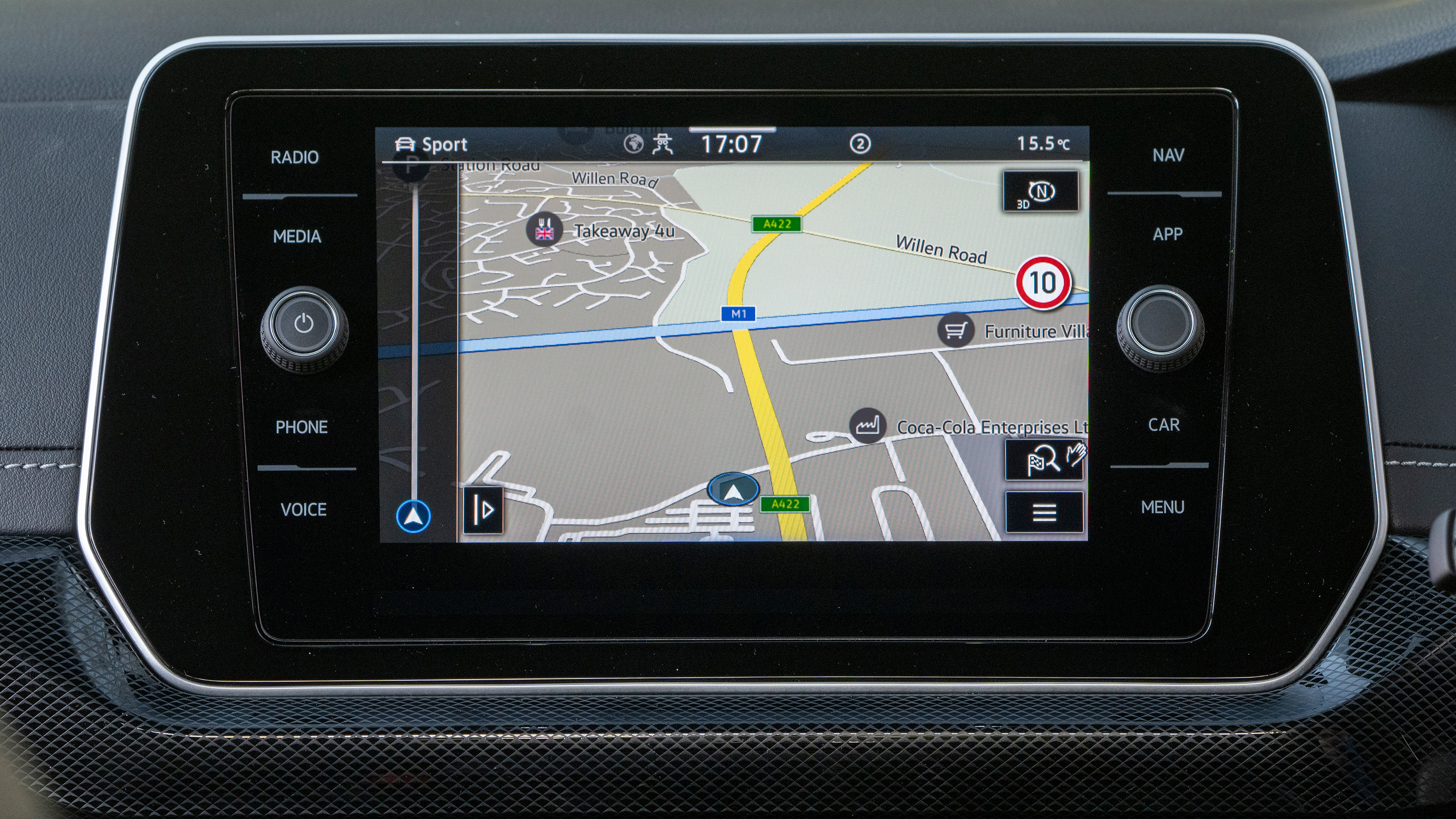 Volkswagen T-Cross infotainment