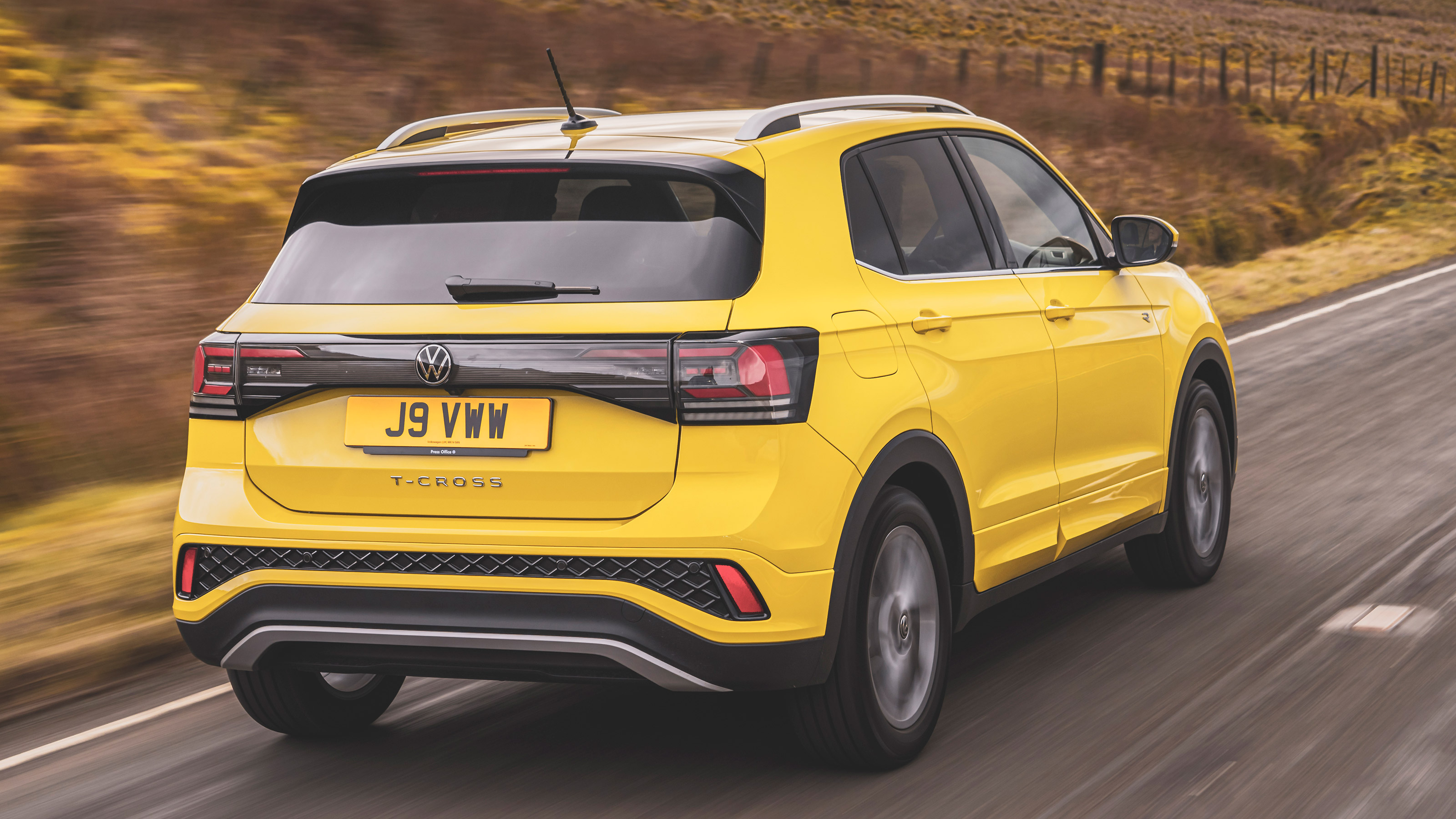 Volkswagen T-Cross rear 3/4 tracking