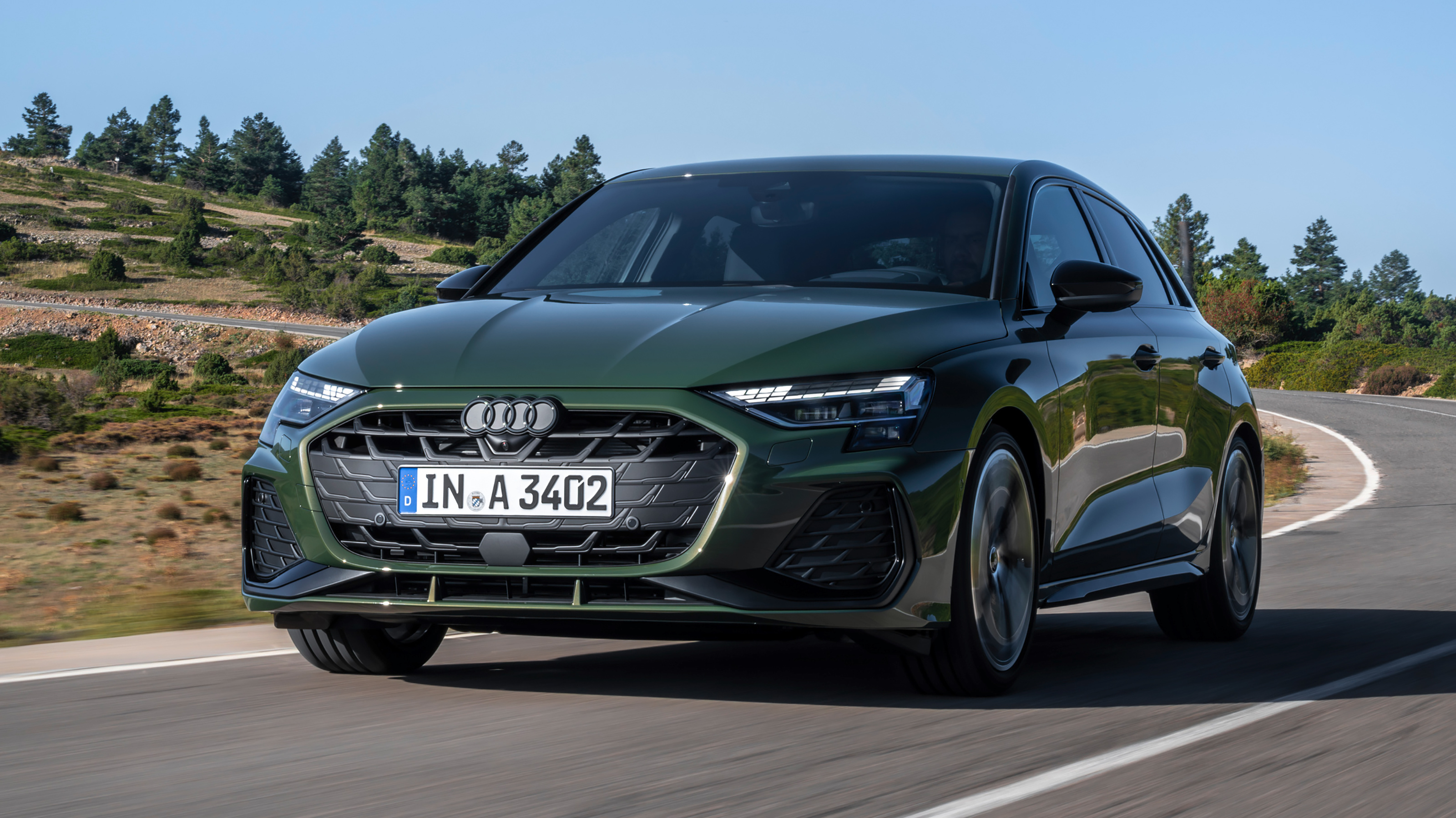 Audi A3 Carbuyer front quarter driving