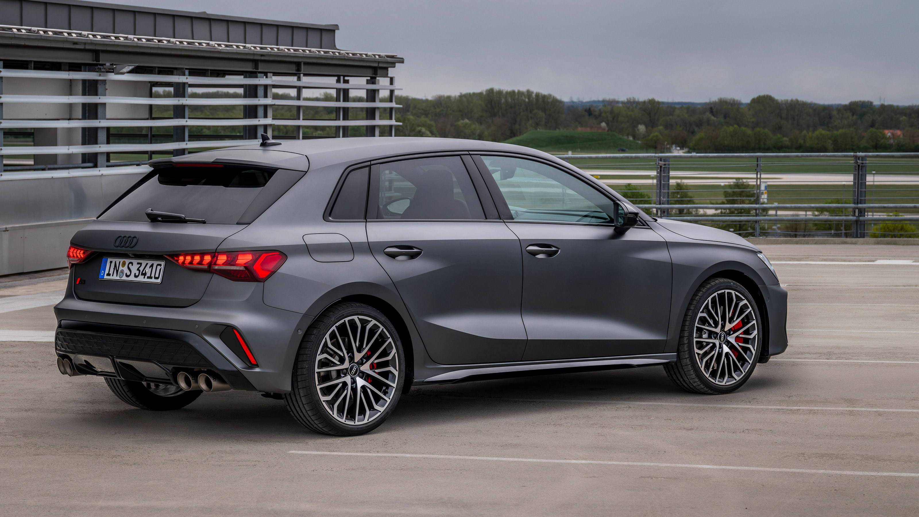 Audi S3 Sportback rear 3/4 static