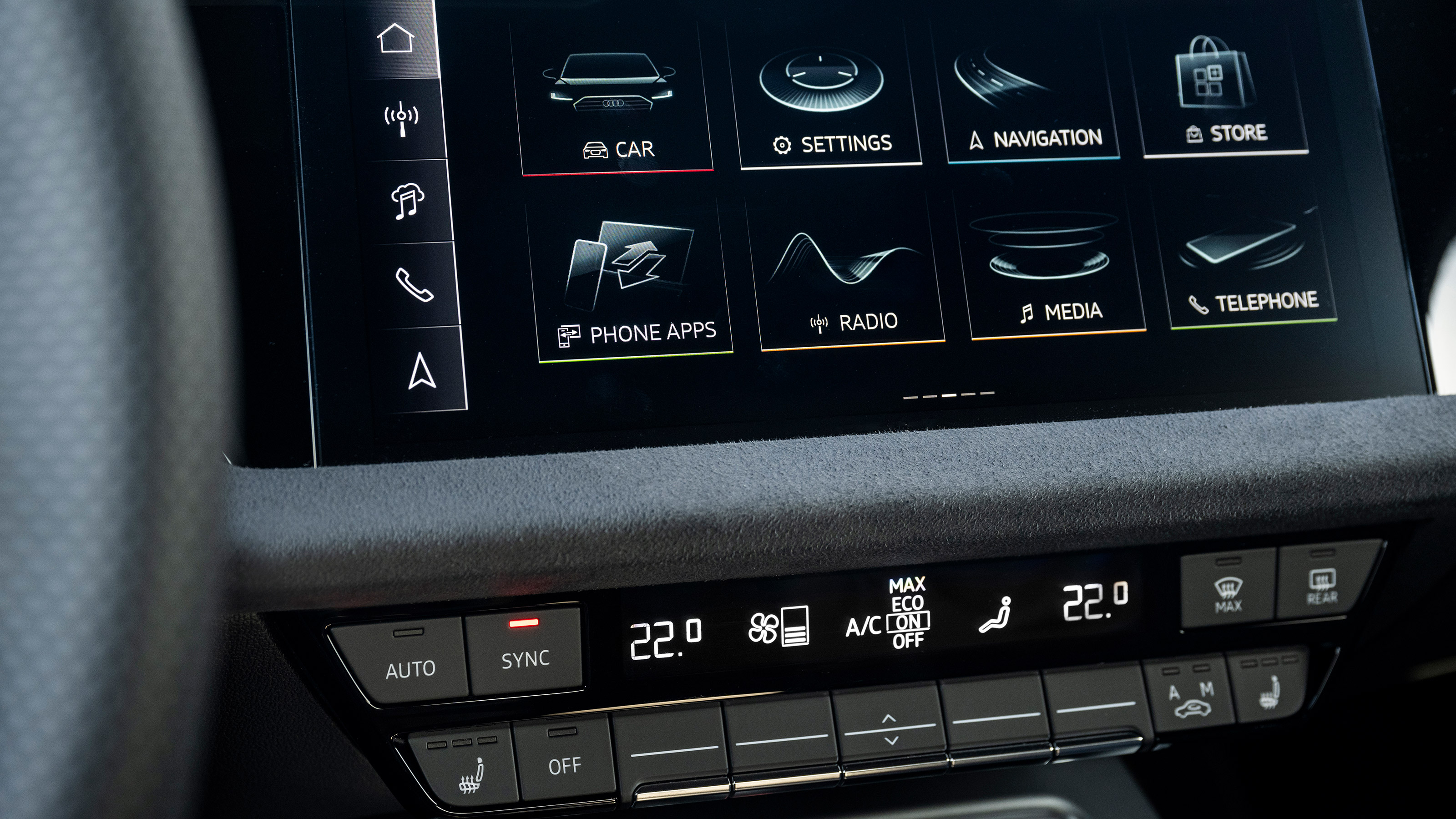 Audi S3 Sportback infotainment