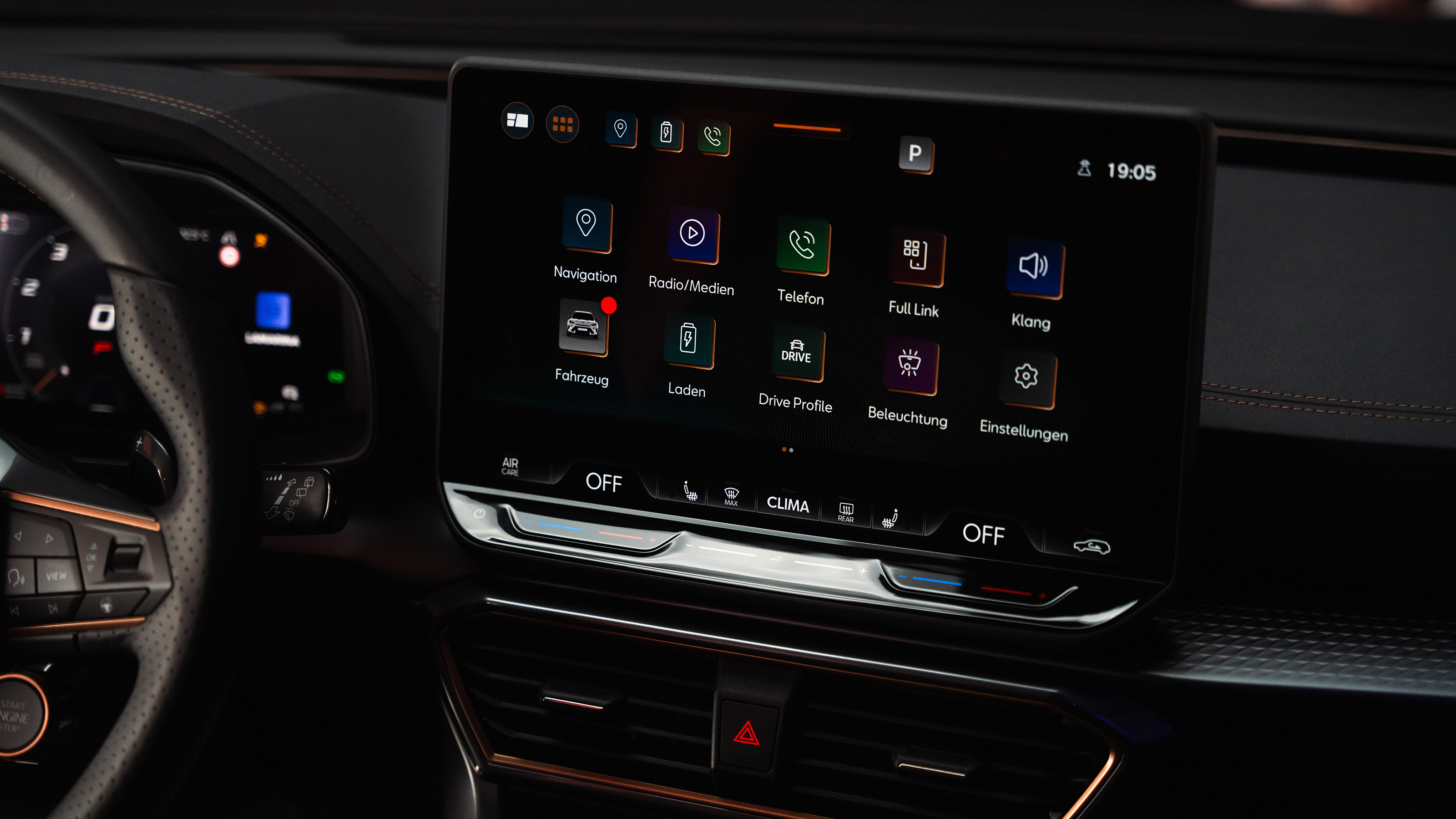Cupra Formentor infotainment