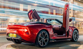 MG Cyberster rear quarter