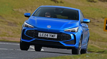 MG3 front cornering
