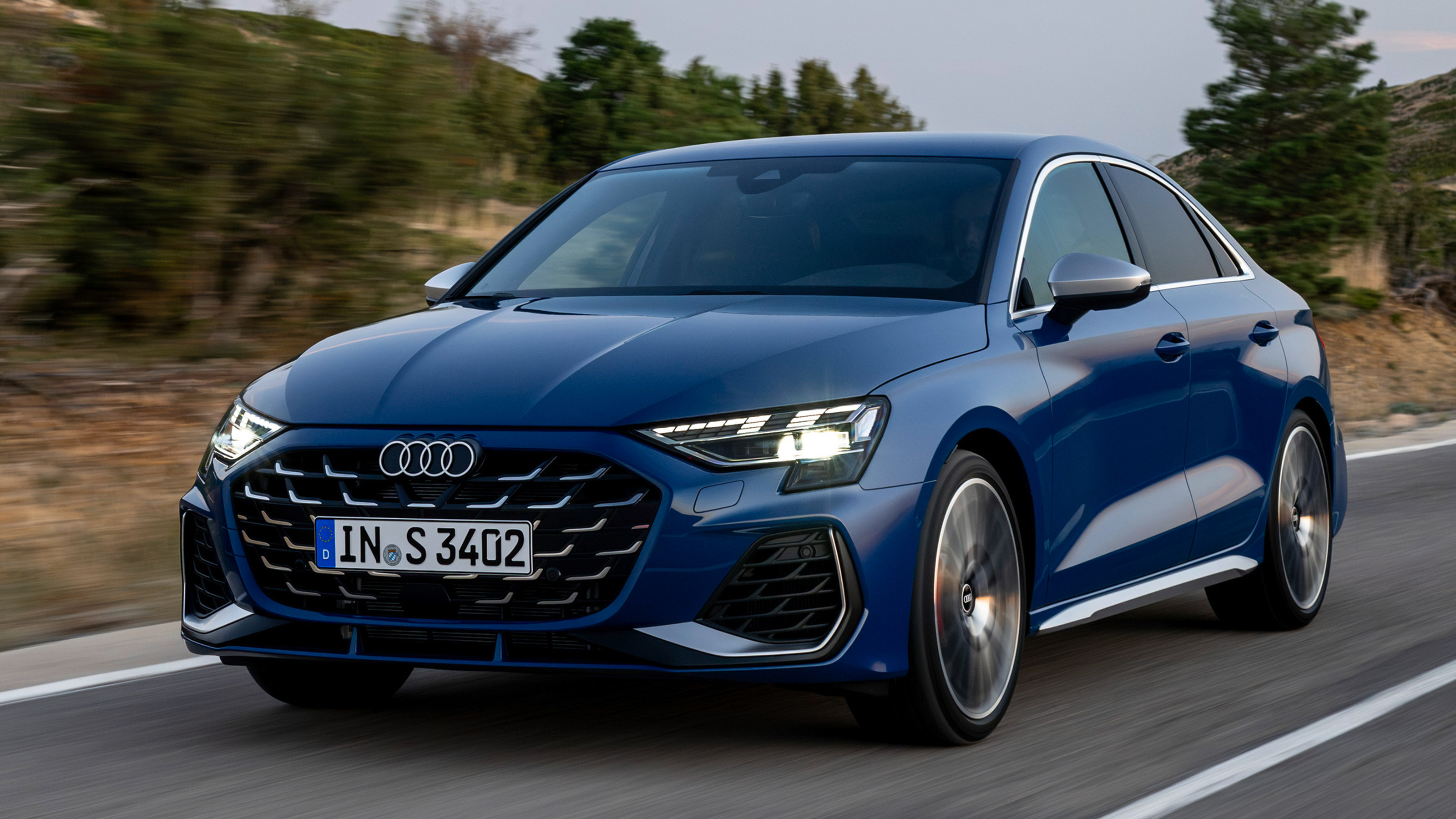 Audi S3 saloon front quarter
