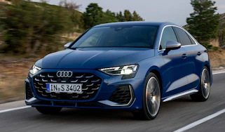 Audi S3 saloon front quarter