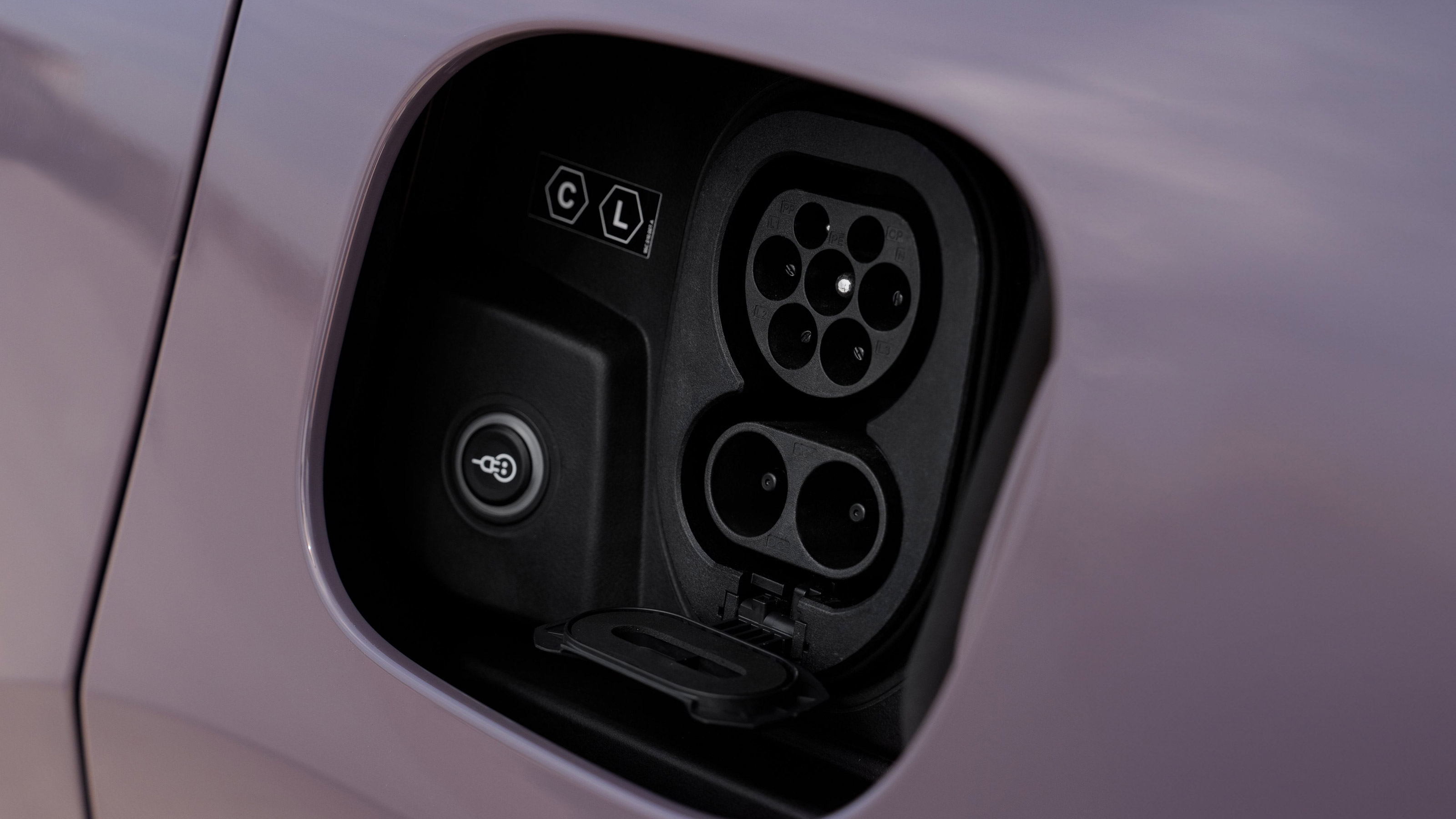Porsche Macan Electric charging flap