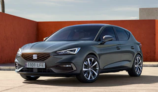 2024 SEAT Leon hatchback front quarter