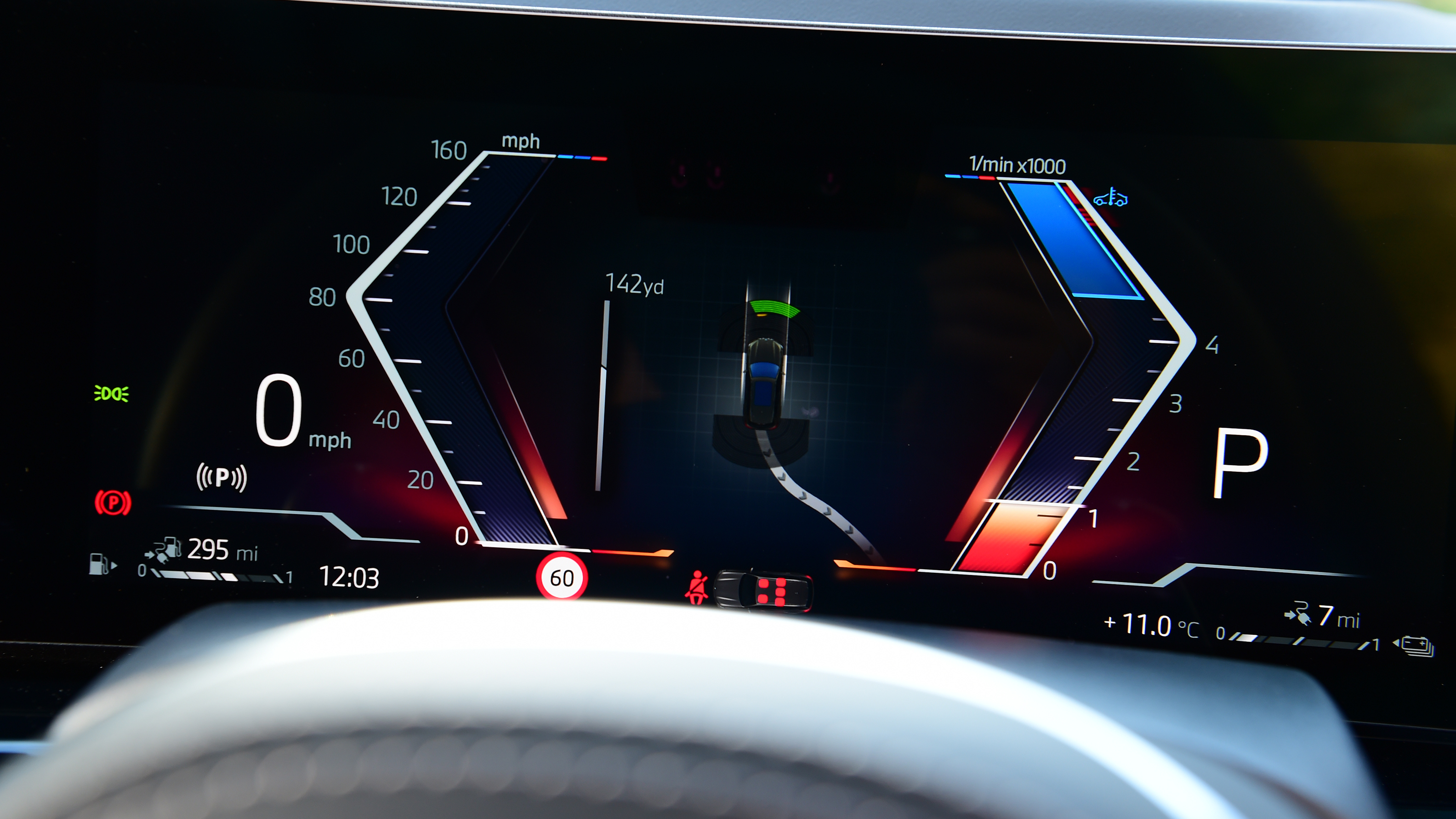 BMW X5 driver's display