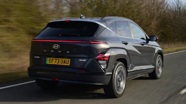 Hyundai Kona Electric rear quarter cruising