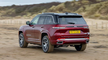 Jeep Grand Cherokee rear 3/4 beach