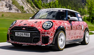 MINI John Cooper Works camo front quarter