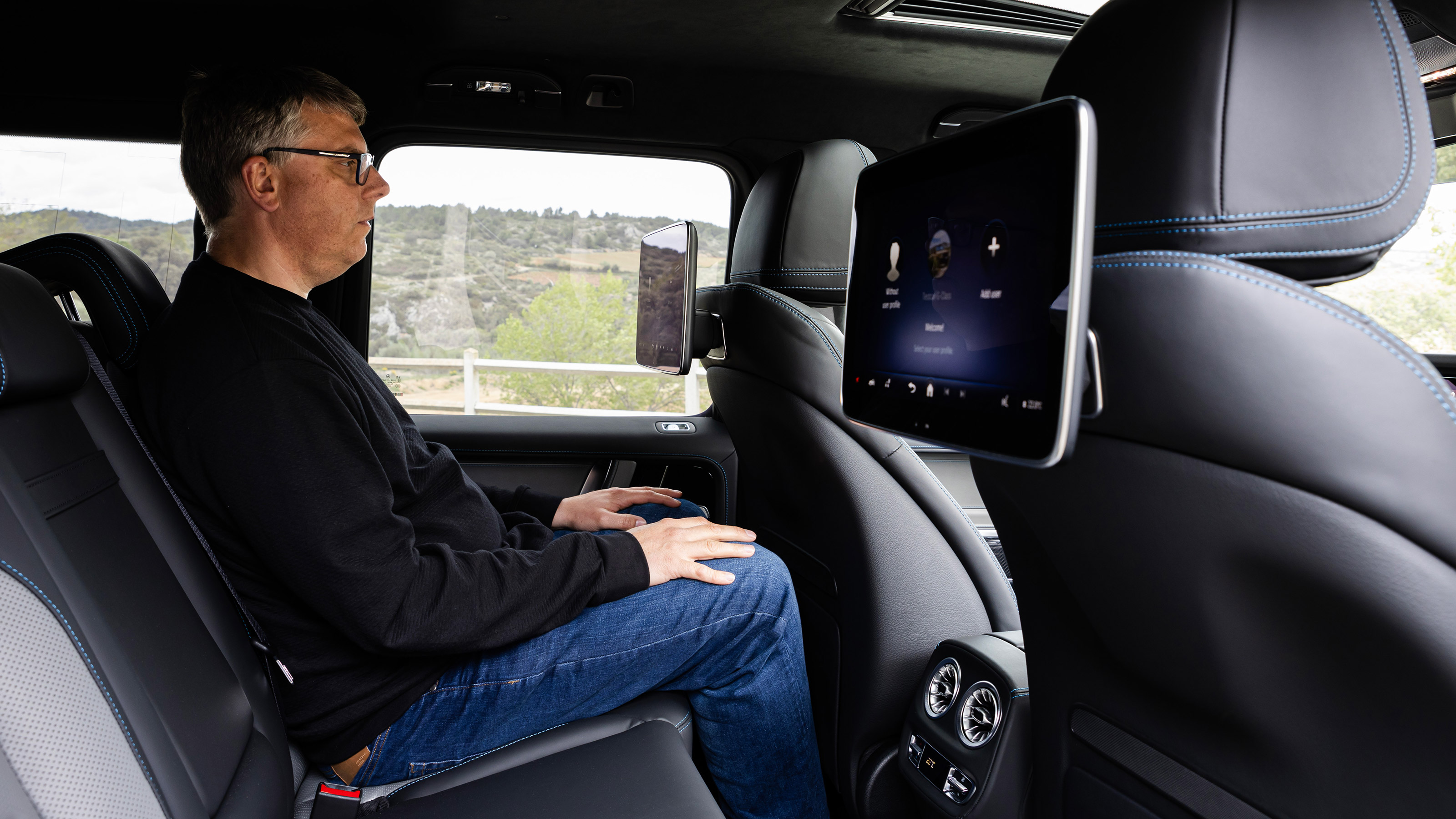 Mercedes G-Class rear seats staff